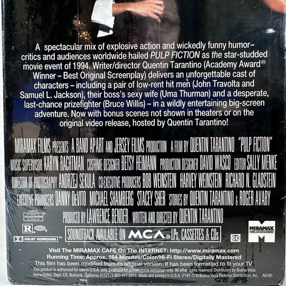 Pulp‎ Fiction Special Collectors Edition VHS NEW Quentin Tarantino BONUS SCENES - Picture 11 of 16